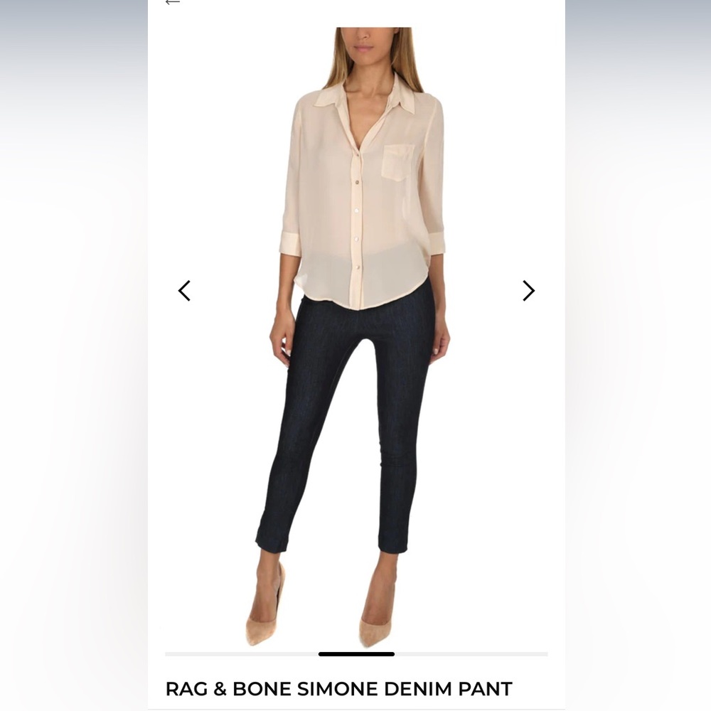 Rag & Bone Simone pant - denim - size 0